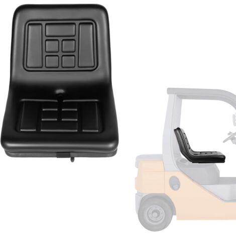 Universal Tractor Seat Black Dumper Mower Replacement Part Accessories 35x36x30cm Replacement Dumper Mower Forklift Plant Digger Adjustable Tractor Suspension Seat