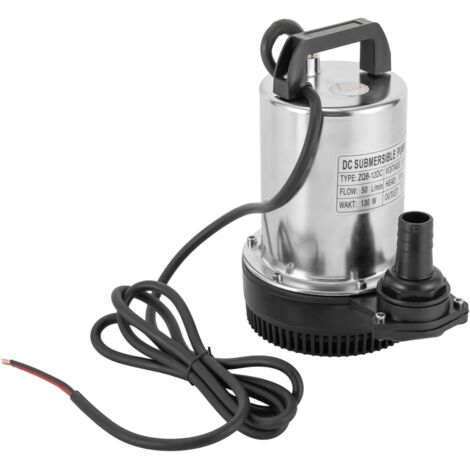 Submersible Pump, 160W 3000RPM Portable Submersible Pump with 8M Delivery Lift and Flow Rate 50L/Min, Electric Sump Pump for Dirty/Clean Water