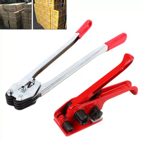 Pallet Packaging Strapping Banding Kit Belts Strap Tensioner Crimper Sealer Tool (1/5)