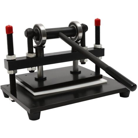 Manual Leather Die Cutter Leather Cutting Machine Steel Plate Press DIY Craft Making Clicker Press Embossing Cutting Machine for Paper Foam Fabric Leather