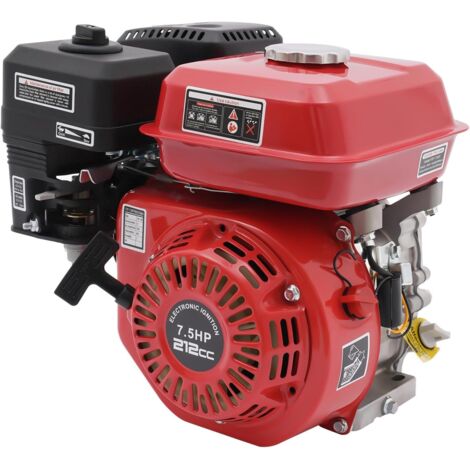 4 Stroke Petrol Engine 7.5HP Gasoline Engine 4000W Pull Start Forced Air Cooling Gasoline Motor Engine Suitable for Water Pumps Engines Go-karts Hoovers etc