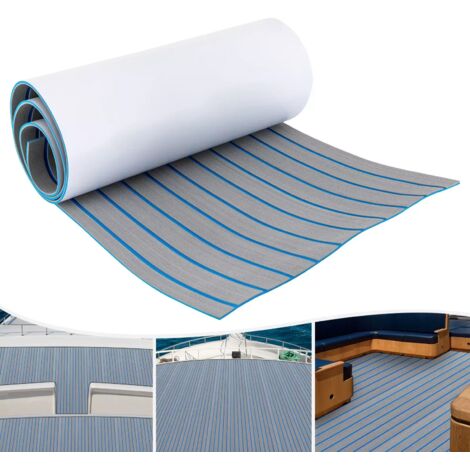 Marine Boat Flooring EVA Foam Faux Mat Teak Decking Sheet Sea Deck Yacht Pad Mat 240x60cm