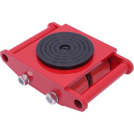 Machinery Mover Heavy Duty Machine Dolly Skate 4 Rollers 6Ton w/ 360° Rotate Cap (1/5)
