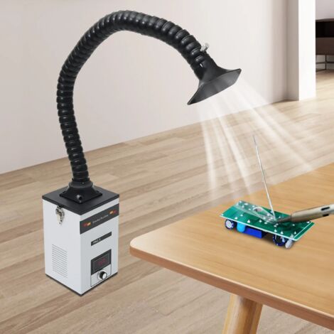220V 200W Fume Extractor Soldering Smoke Filter Absorber Welding Solder Machine