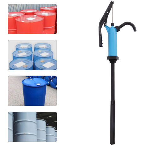 5-55 Gallon Priming Drum Hand Pump, 4.22-4.75Gal/min Stainless Steel Hand Crank Oil Barrel Drum Pump, Transfer Pump for Gasoline Kerosene Diesel Water Alcohol (1/5)