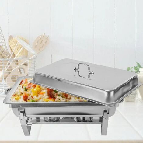 9L Chafing Dish Buffet Set Food Warmer Buffet Server Stainless Steel Chafing