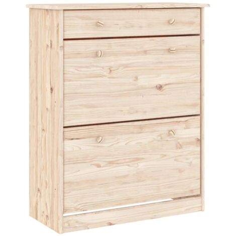 vidaXL Highboard ALTA 77x35x188 cm Solid Wood Pine