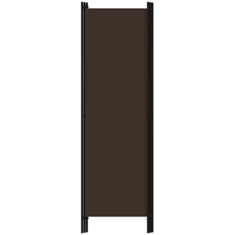 vidaXL 3-Panel Room Divider Brown 150x180 cm