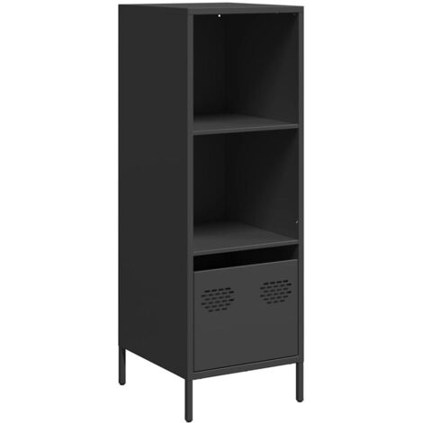 vidaXL Highboard Black 35x39x103.5 cm Steel