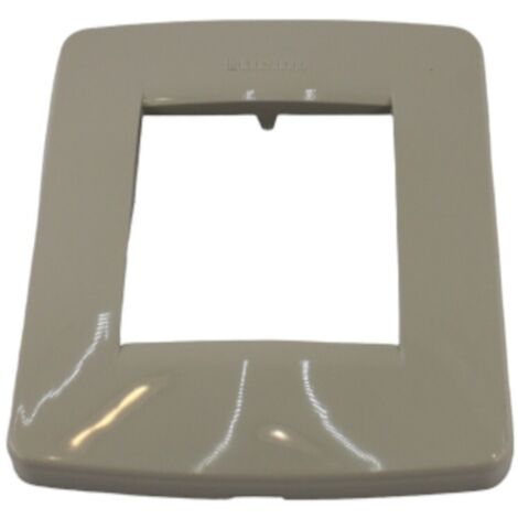 Placca 2P grigio chiaro Luna Bticino (1/2)