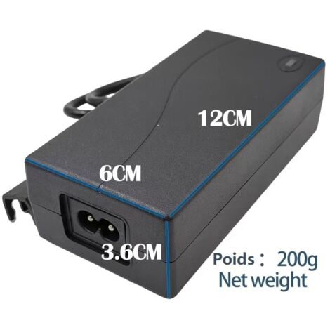 YoniYa Adaptateur Secteur Universel 100-240V 50/60HZ, Bloc D'alimentation Universel Pour
