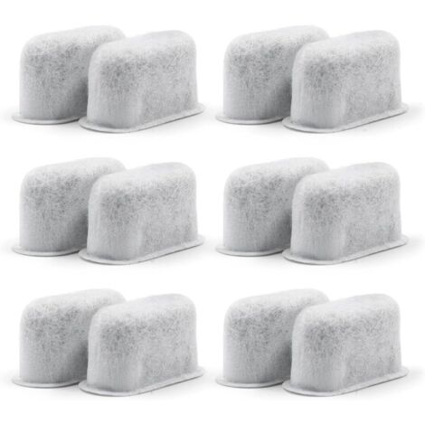 Lot de 12 Cartouches Filtres à Eau à Charbon pour Éliminer le Chlore et les Odeurs de l'Eau pour Machines à Café (1/5)