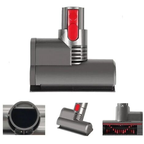 Brosse Matelas Mini Turbo Motorisée compatible pour Dyson V8 V10 V11 Brosse à Dégagement Rapide pour Canapé, Siège de Voiture, Fauteuil, élimine les Bactéries et les Allergènes (1/5)