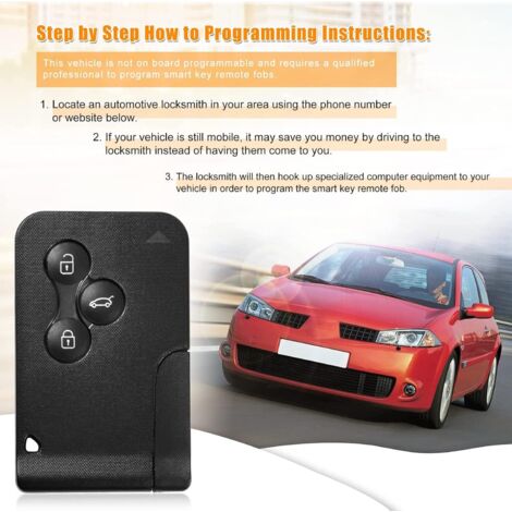 Clé Générique Vierge Pour Renault Clio III, Grand Scenic II, Megane II – Prête à Programmer !
