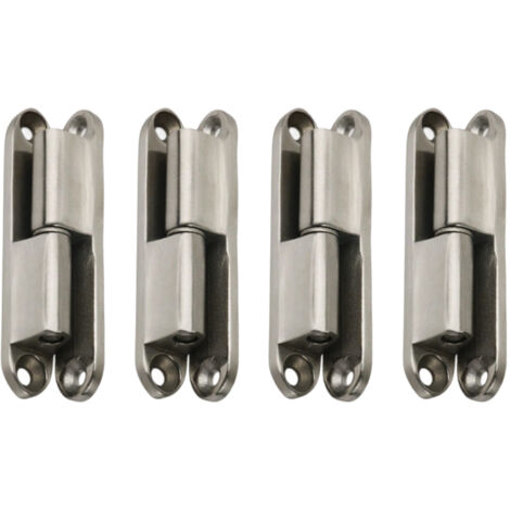 Charniere Porte Placard, 4pcs Charnières de Portes avec Vis 231-1 Charnière Porte Inoxydable Démontable, Paumelles de Porte pour La Maison Meubles Matériel Armoire Garde Porte Tiroir (1/5)