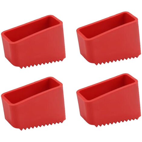 4 Pièces Couvre-Pieds D'Échelle en Caoutchouc, Embout Escabeau 50x20mm, Pied Escabeau, Pieds D'échelle de Rechange en Caoutchouc Universels pour les Échelles Pliantes des Travailleurs à Domicile (1/5)