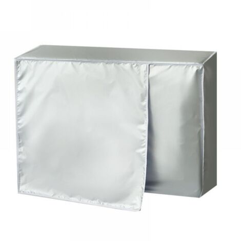 Housse de climatiseur Housse de climatiseur extérieur Tissu Oxford imperméable Protection UV Générique pour climatiseur Housse extérieure Protection extérieure pour unité extérieure 1.5P Climatiseur (1/5)