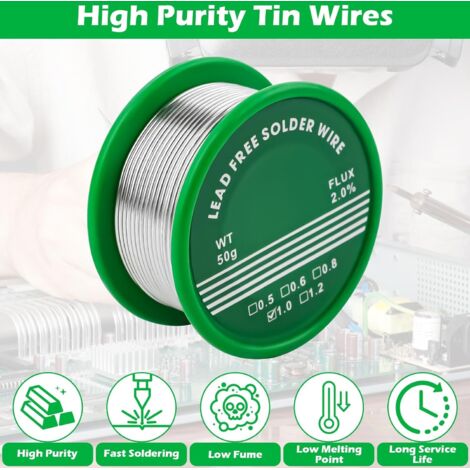 Fil à Souder Universel En étain - Diamètre 1 Mm - Neuf - Pour Bricolage Et électronique