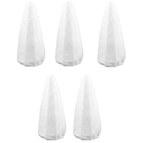 Lot de 5 filtres de rechange en coton pour aspirateur de piscine portable rechargeable (1/5)