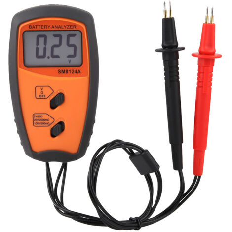 Portable LCD Affichage 20R Batterie Résistance Voltmètre Impédance Interne Compteur Testeur SM8124 (1/5)