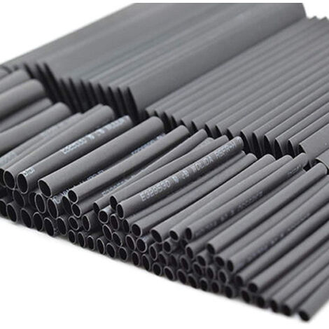 Kit de gaines thermorétractables, 150PCS-NOIR pour circuit, voiture, réparation hydroélectrique (1/5)