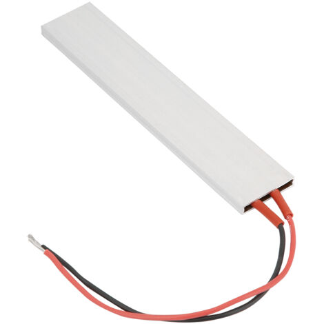 Plaque chauffante thermostatique avec élément chauffant PTC et boîtier en aluminium de 150 x 28,5 mm (12 V/70 °C) (1/5)