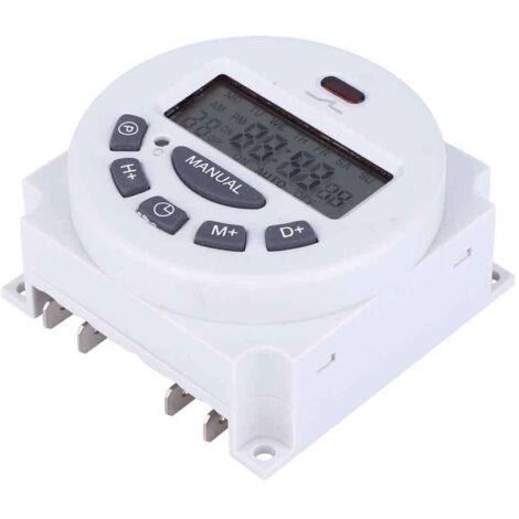 Minuteur numérique miniature haute précision L701 avec affichage LCD et interrupteur de minuterie (220 V) (1/5)