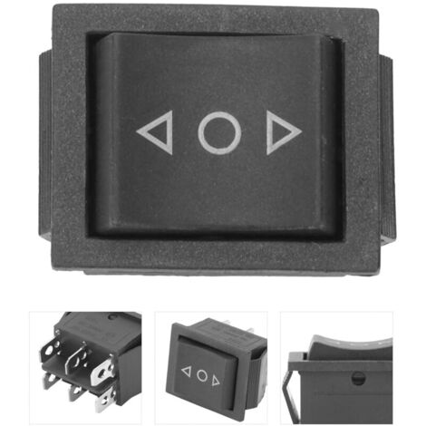 2 Interrupteurs à Bascule 3 Positions ON-OFF-ON - 6A 250V - 6 Broches - Neuf