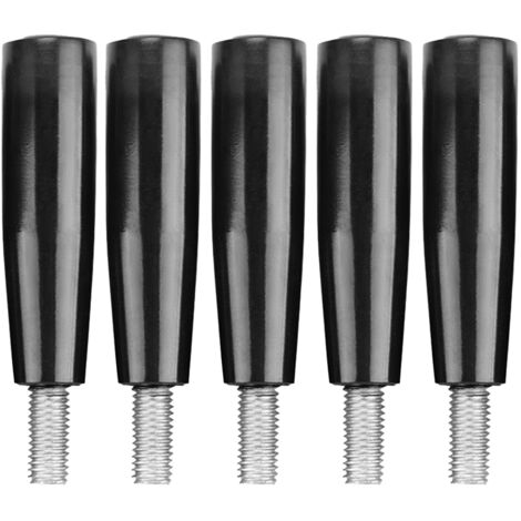 5 PCS File Milling Machine Remplacement Accessoire, poignée de machine à roue à main tournante, poignée de bakélite tournante M10X80 (1/5)