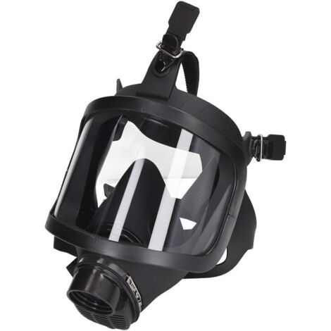 Masque respiratoire à gaz, anti-buée, résistant aux chocs, ajustable, connecteur RD40, respirateur de sécurité avec filtre, pour la protection du travail à l'extérieur (1/5)