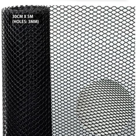 Grillage à Poulet en Plastique 5 m, Filet d'Élevage de Volaille pour Jardin et Balcon, Maille pour Décoration de la Maison, Cour (30 cm x 5 m) (1/5)