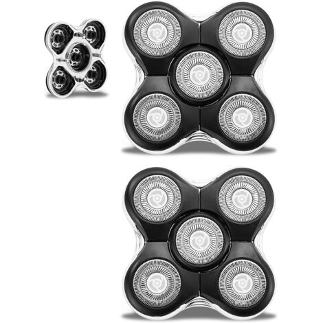 2 Têtes de rasoir pour Remington XR1500, compatible XR7000, rotation 360 degrés, peau sensible (1/5)