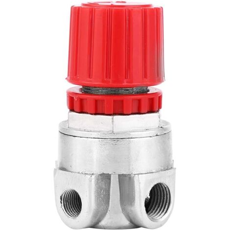 1 Valve en acier 4 trous régulateur pression compresseur air piston haute précision compact (1/5)