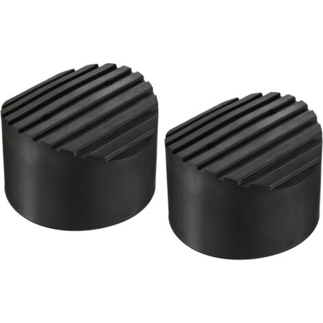 2Pcs Coussin, Antidérapant Caoutchouc, Protection Sol, Pour Échelle Télescopique, Noir (1/5)