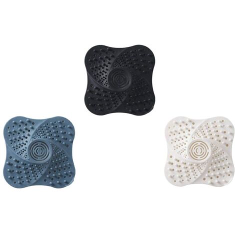 3 Pièces Évier de Sol Couvercle de Drain Bouchon de Cheveux Douche Drain Couvre Filtres à Cheveux pour Salle de Bain Baignoire Maison Cuisine (1/5)