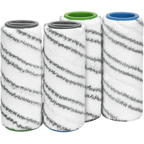 Lot de 4 Rouleaux de Rechange pour Kärcher FC3 FC5 FC7 Nettoyeur de Sol sans FI Accessoire 2.055-007.0 (1/3)