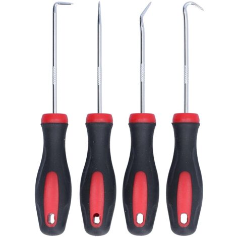 4 pièces Pick Hook Set Précis Voiture Automotive O Ring Joint D'huile Extracteur de joint 150mm (1/5)