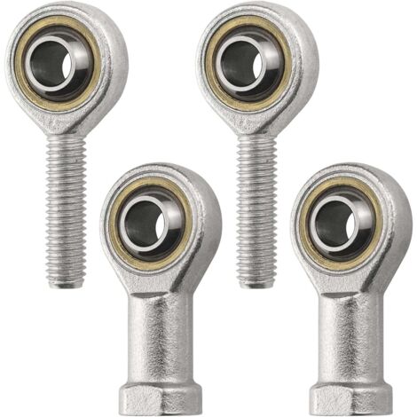 M8 Roulement d'extrémité de tige Féminine Extrémité Tige Roulement Joint Mâle Filetage Droite Bronze Liner Performance Embout À Rotule(4PCS) (1/5)