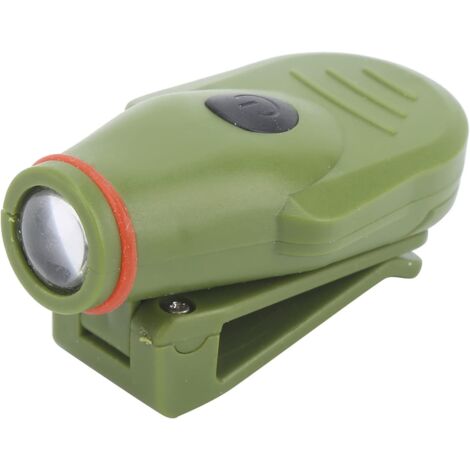 LED Casquette Lumière Extérieure Mini Casquette Clip-on Lumière Baseball Chapeau Lampe Lampe Frontale Clip-on Chapeau Lumière avec Pince pour Courir Camping Vert (1/5)