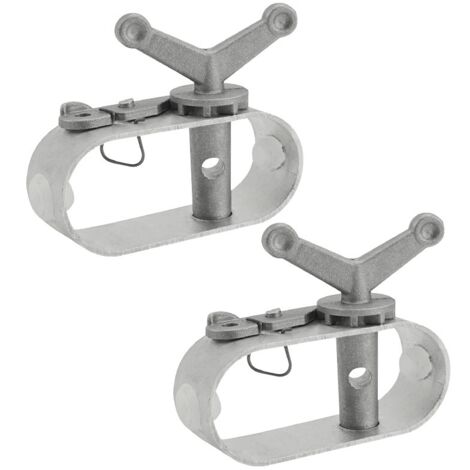 2pcs Tendeur de Câble de Serrage pour Bâche de Piscine - treuil de Couverture de Piscine, Treuil construit en Aluminium pour Piscine, Tendeur Couverture Piscine - 8x2x6.4cm (1/5)