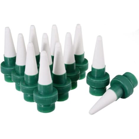 Arrosage Automatique Spike Système D'arrosage De Plante Automatique Céramique Fleur Automatique Fleur Et Drip Système De Piles D'eau Pour Une Utilisation Intérieure Et Extérieure (12 Pièces) (1/5)