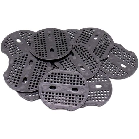100 pièces Pièce Fixe - 7 6cm pour Piquets de Fixation en Acier, pour Fixer Le Tissu de Mauvaises Herbes, Les Feuilles de Sol (Noir) (1/5)