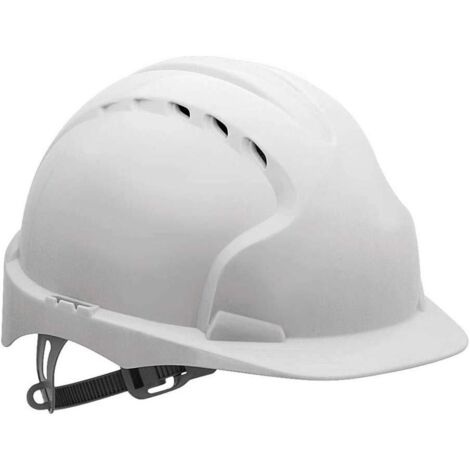Casque EVO2 ventilé - glissière - blanc (1/4)