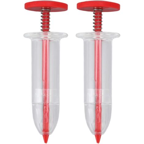 2pcs Distributeur de Graines, Semeur de Graines Portatif - Planter des Graines Facilement, Mini Outil de Semis de Semences pour l'ensemencement Horticole (1/5)