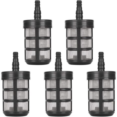 5 PCS Filtre Tuyau Acier Inoxydable Double Couche Pour Pompe Pulvérisateur Nettoyage (1/5)