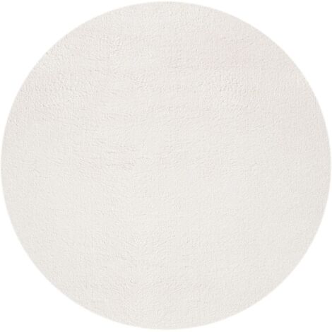 1 Tapis Rond Moelleux Imitation Fourrure Antidérapant Lavable 30 Degrés Salon Chambre (1/4)