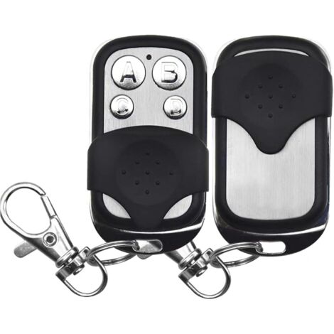2 Pièces Télécommande Portail 433,92 Mhz Code Fixe 4 Boutons Garage Coulissant Voiture (1/5)
