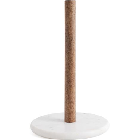 1 Distributeur De Papier Essuie-Tout, Bois, Base En Marbre, Pour Cuisine Standard (1/5)