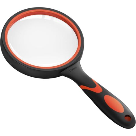 1 Loupe De Lecture 10x Lentille En Verre Antidérapante Pour Livres Sciences Observation Enfants Et Seniors (1/5)