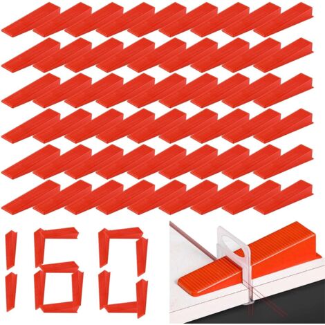 Lot de 160 Cales Système De Nivellement Pour Carrelage Sol Mur Installation Rapide (1/5)
